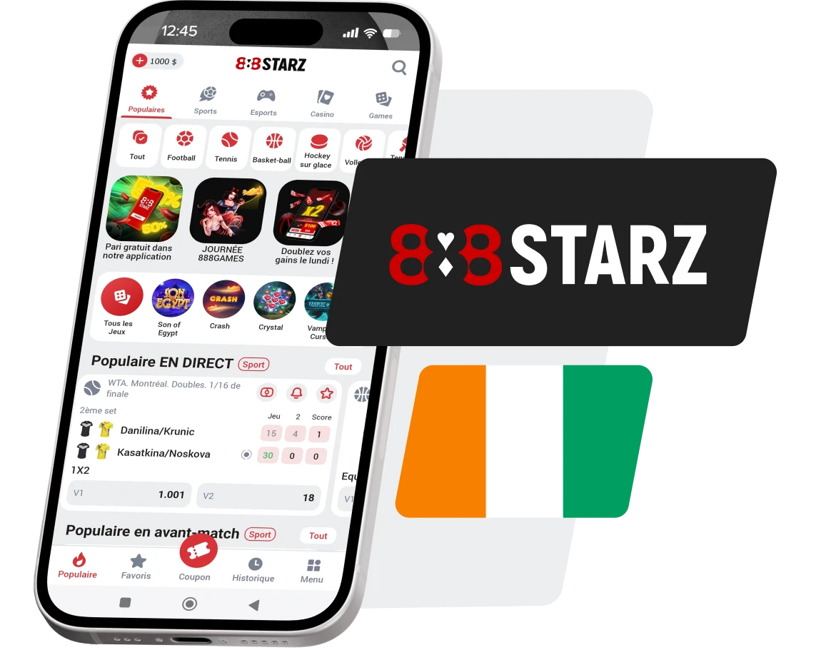 Télécharger 888starz Côte d'Ivoire